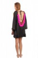 /products/robe-courte-noire-dos-nu-avec-franges-roses-dans-le-dos-manches-evasees/